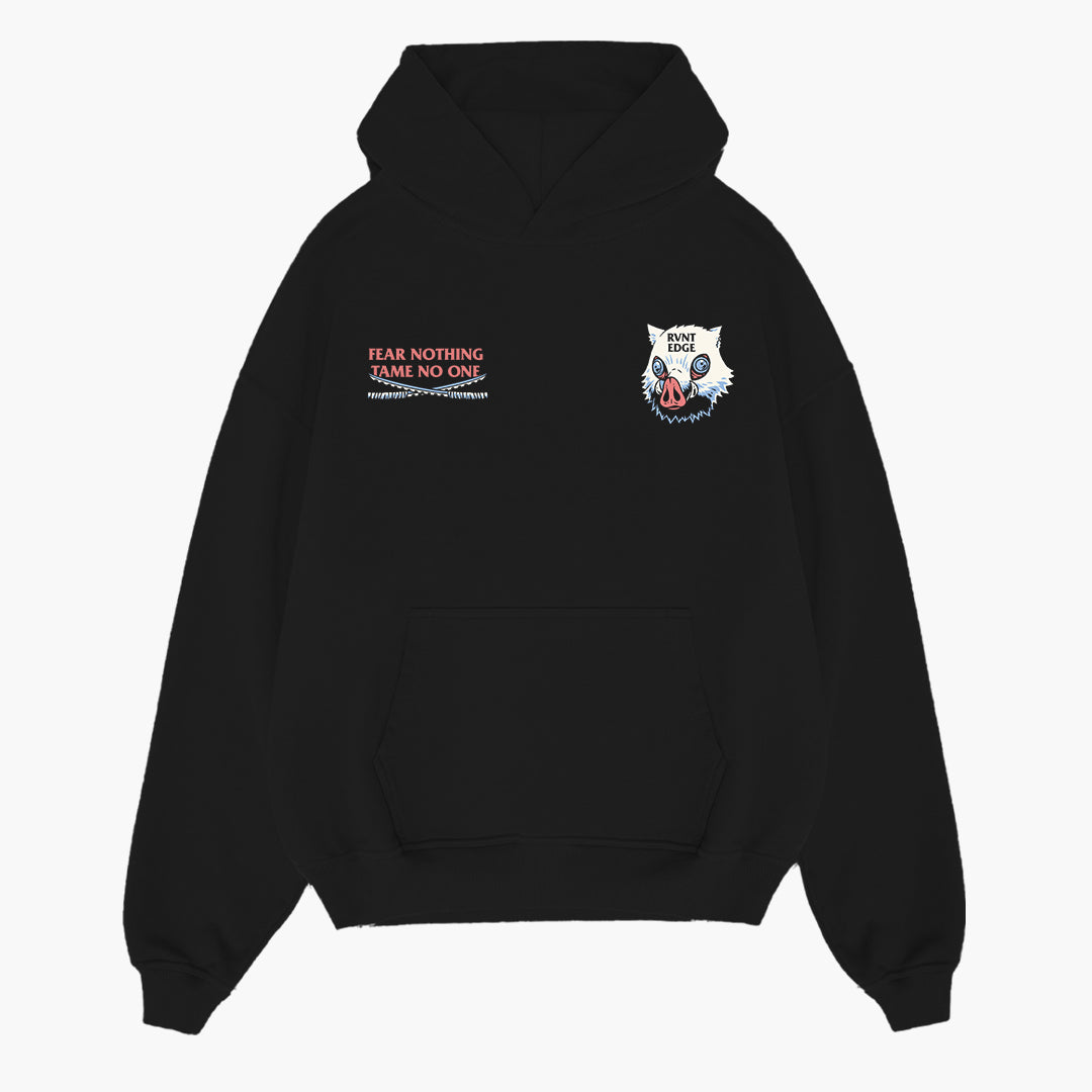 Fear Nothing Hoodie Black Front