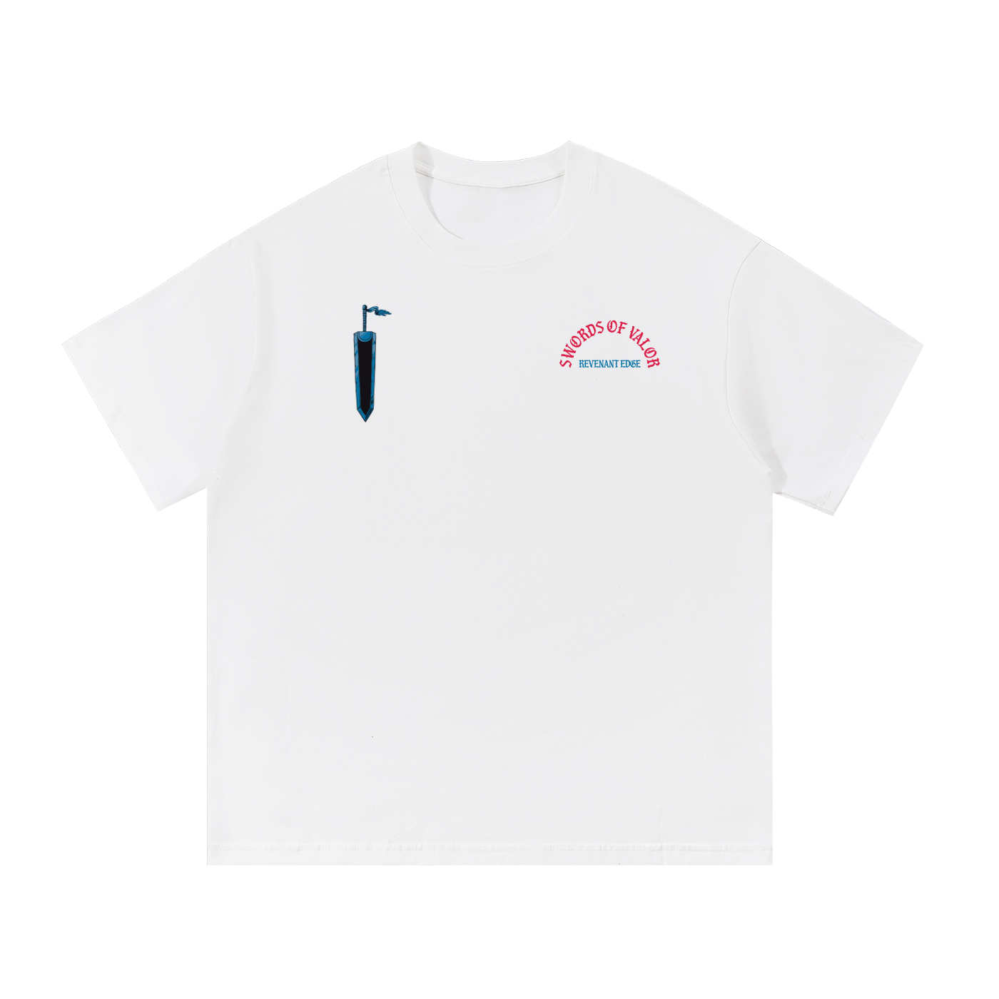 Swords of Valor Tee / White