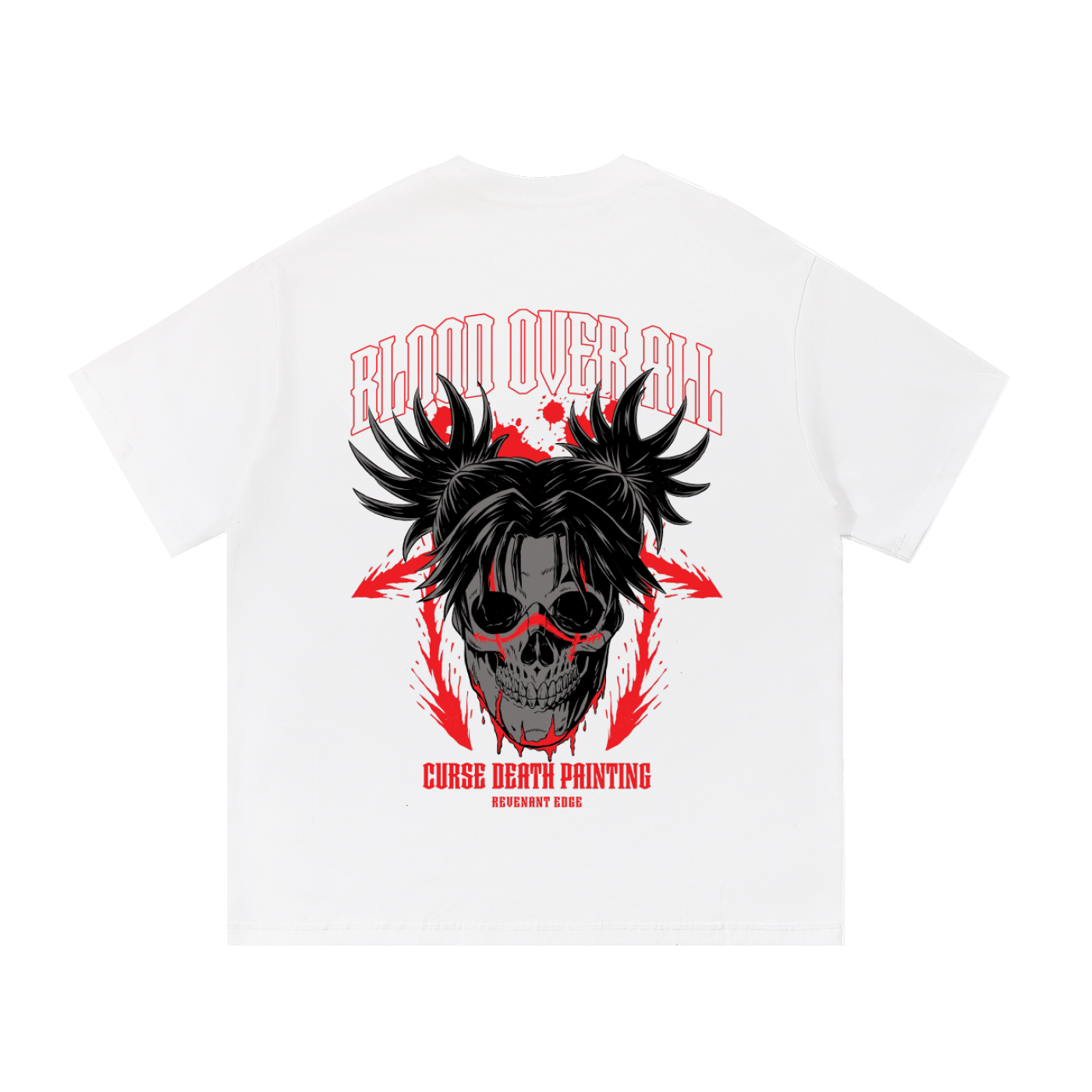 Blood Over All Tee / White