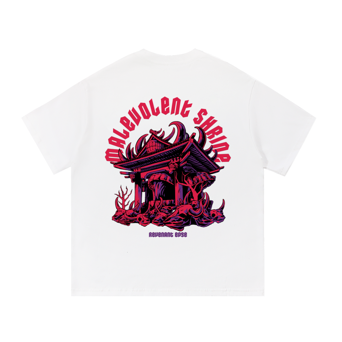 Malevolent Shrine Tee / White