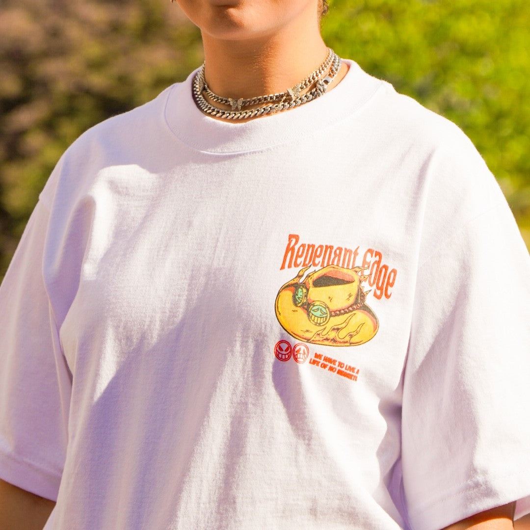 No Regrets Tee, worn