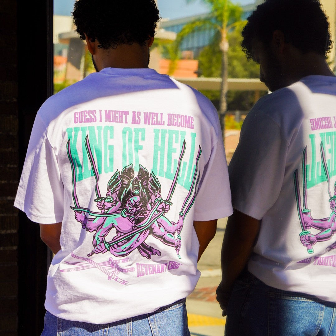 King of Hell Tee, worn