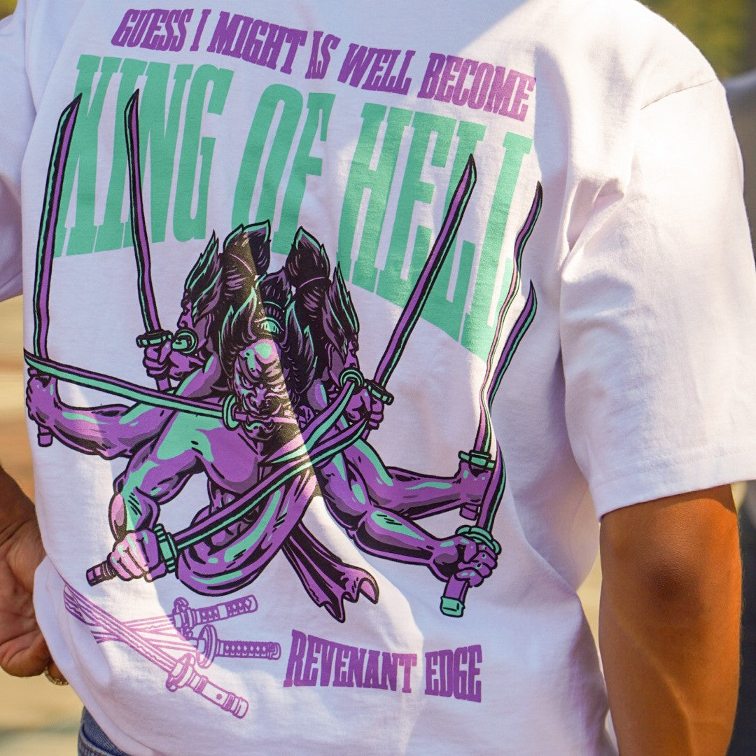 King of Hell Tee, worn