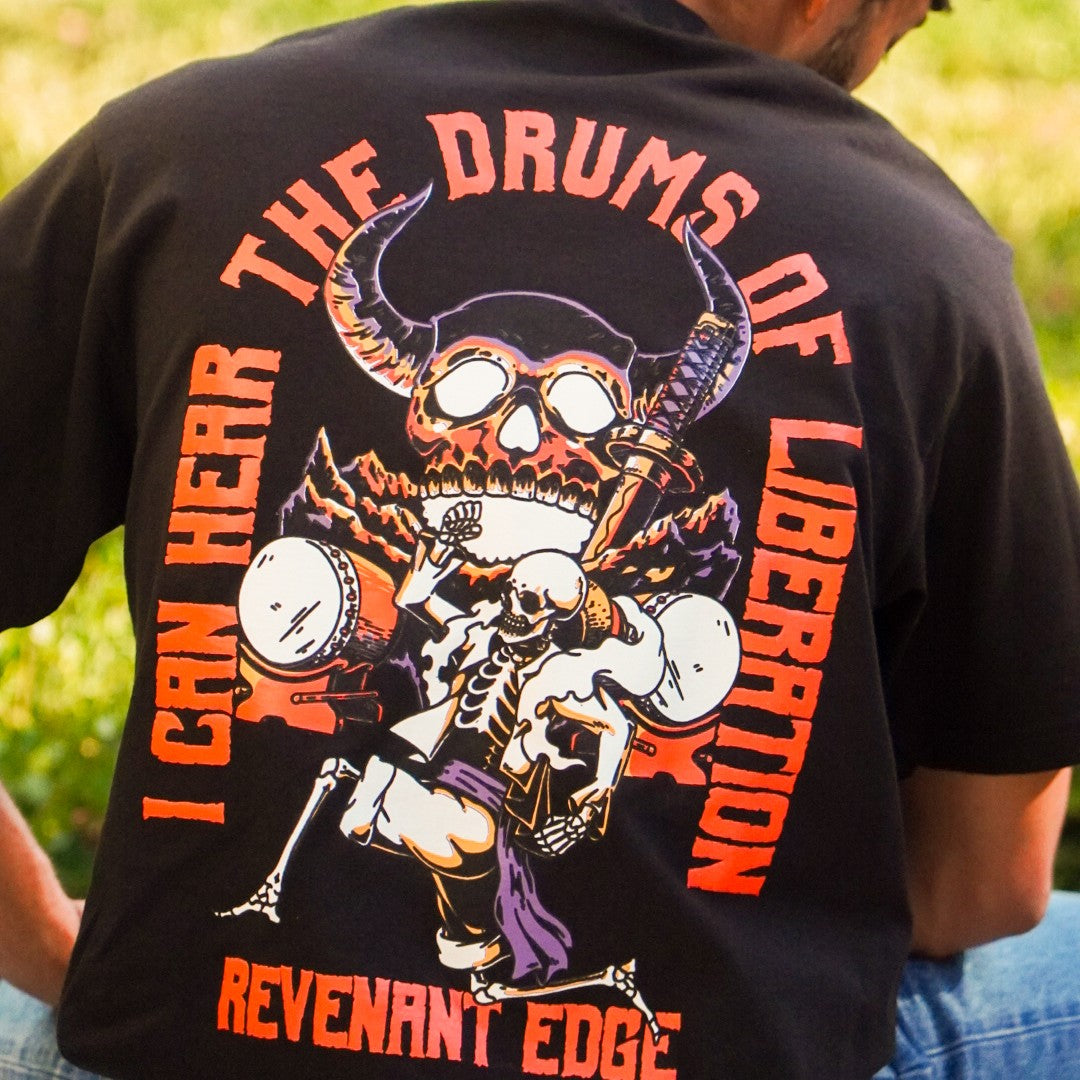Drums of Liberation Tee, worn