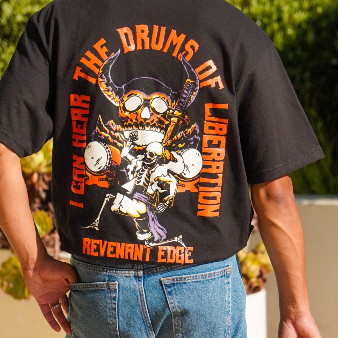 Drums of Liberation Tee, worn