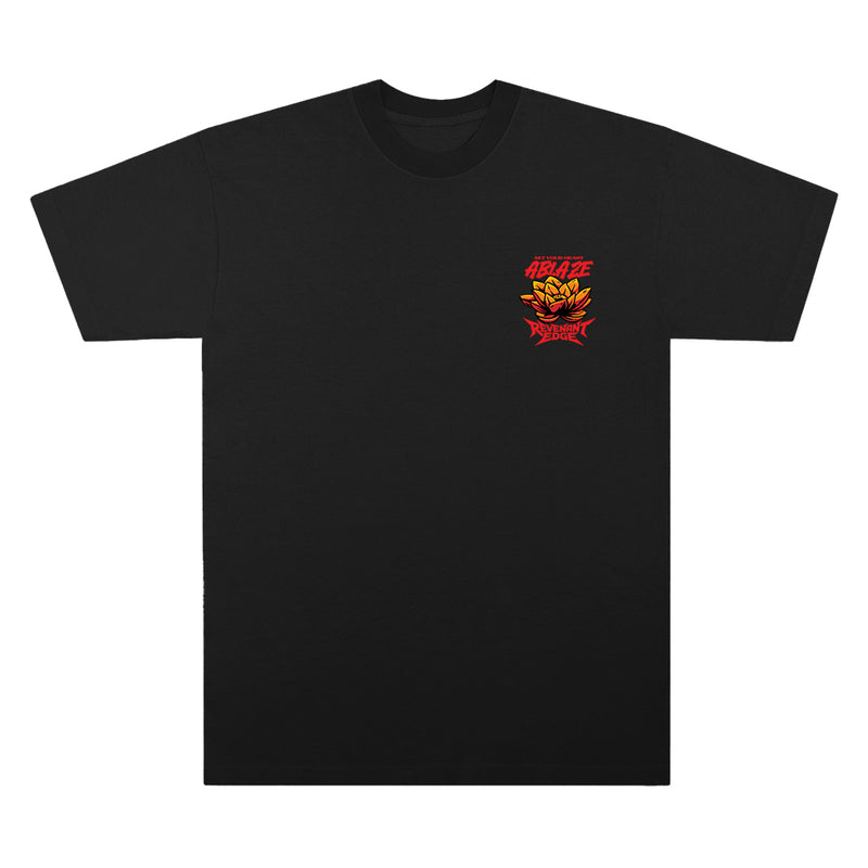 Set Your Heart Ablaze Tee / Black