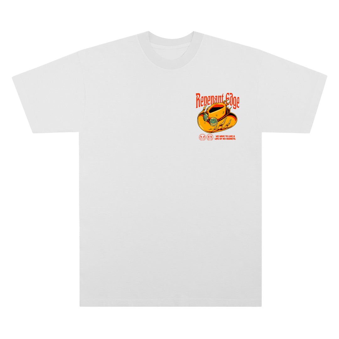 No Regrets Tee / White