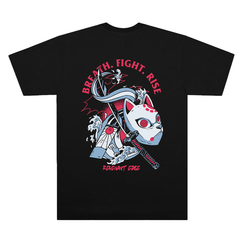 Breathe Fight Rise Tee Black Back