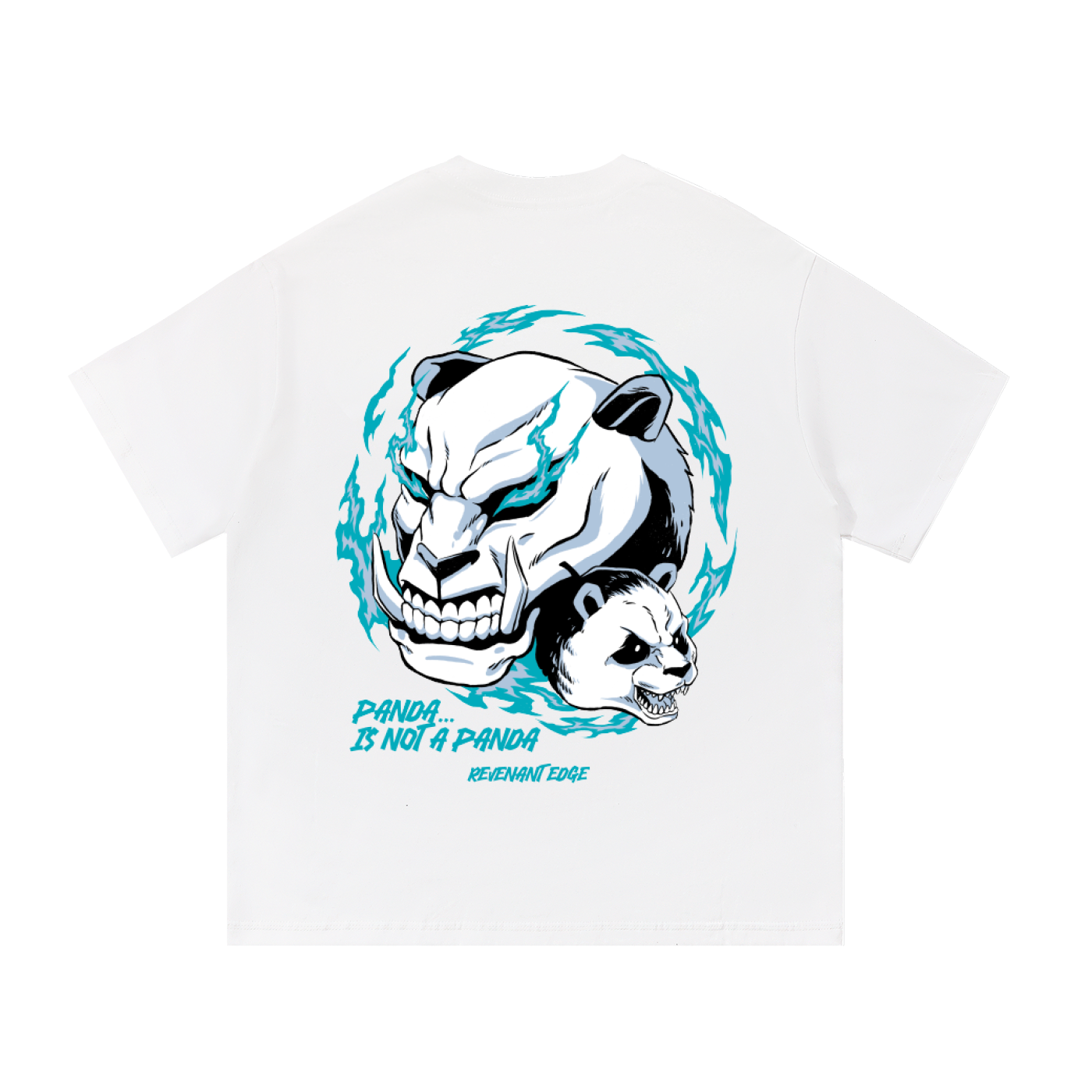Panda Strikes Tee / White